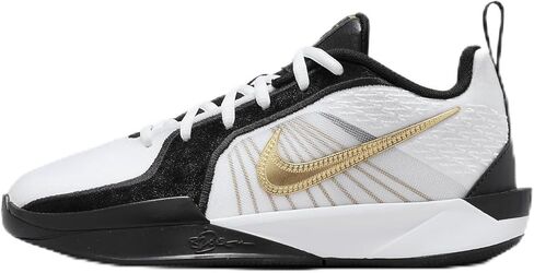 Sabrina 2 "Gold Quest Big Kids' Basketball Shoes (FQ7377-001, Black/White/Anthracite/Metallic Gold) Size 5.5 in Saudi Arabia