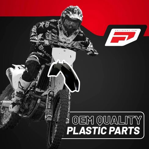 Polisport Motocross (MX) مجموعة بلاستيكية متماثلة لـ KTM SX (2003-04)-جودة OEM ، متينة ، مرنة ومثالية-أسود in Saudi Arabia