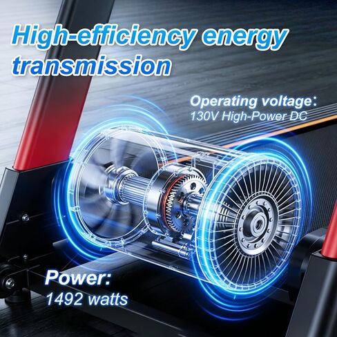محرك DC 2.75HP 130V استبدال محرك المشي مع دولاب الموازنة لـ Proform Gold's Gym NordicTrack Image 530 ZLT ZT4 5.0 ZLT محرك محرك منخفض الضوضاء عالي الأداء in Saudi Arabia