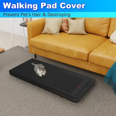 Walking Pad Cover for Under Desk Treadmill, Foldable Protective Case Sleeve for Home Office Walking Running Machine, Dustproof & Waterproof Gym Exercise Guard Accessory in Kuwait