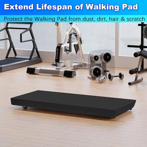 Walking Pad Cover for Under Desk Treadmill, Foldable Protective Case Sleeve for Home Office Walking Running Machine, Dustproof & Waterproof Gym Exercise Guard Accessory in Kuwait