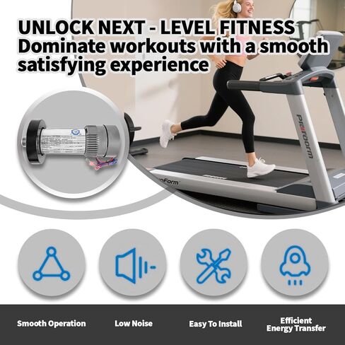 محرك مشاية متوافق مع دولاب الموازنة، M-405565 130 فولت 2.80 حصان تيار مستمر 1939 وات استبدال محرك محرك تيار مستمر لـ NordicTrack & forProForm، OE# C3364B4370M M-405565 m-362190 405618 314571 349568 356334. in Kuwait