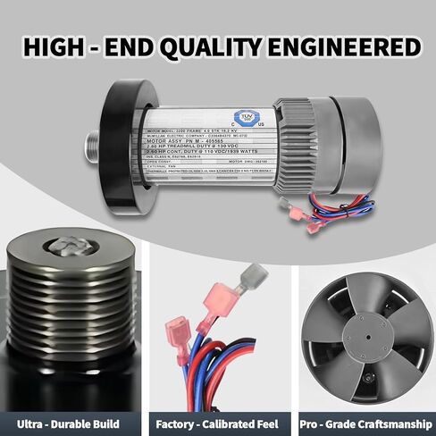 محرك مشاية متوافق مع دولاب الموازنة، M-405565 130 فولت 2.80 حصان تيار مستمر 1939 وات استبدال محرك محرك تيار مستمر لـ NordicTrack & forProForm، OE# C3364B4370M M-405565 m-362190 405618 314571 349568 356334. in Kuwait