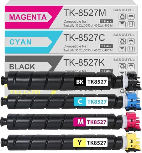 TK-8517 Toner Cartridge Compatible for Kyocera TK-8517 TK8517 Toner Cartridge for Copystar CS-6052ci CS-5052ci TASKalfa 5052ci 6052ci Printer(1 Black 1 Cyan 1 Magenta 1 Yellow) in Kuwait