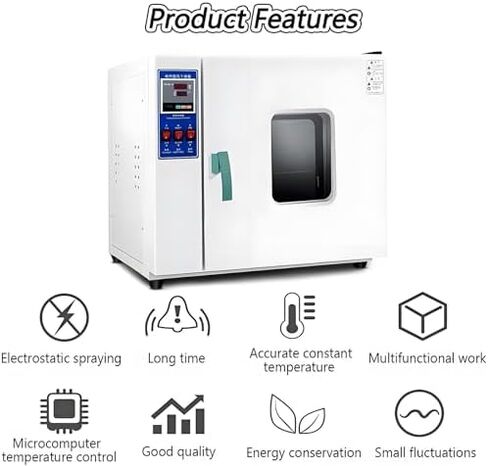 High-Temperature Drying Oven, Industrial Laboratory Blast Oven, Constant Temperature Heat Chamber for Drying, Curing & Material Testing in Kuwait