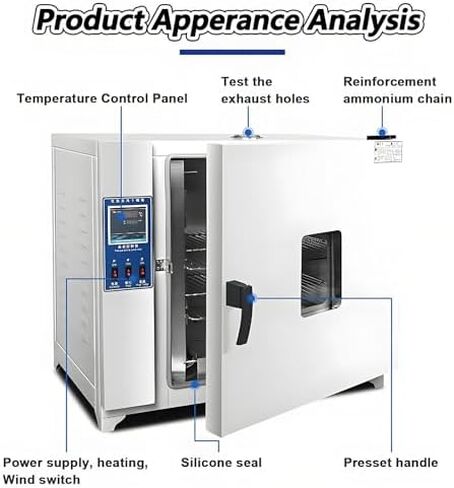 High-Temperature Drying Oven, Industrial Laboratory Blast Oven, Constant Temperature Heat Chamber for Drying, Curing & Material Testing in Kuwait