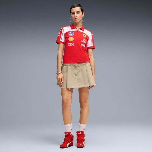 PUMA Scuderia Ferrari F1 2026 Women's Team Polo - Red in Saudi Arabia