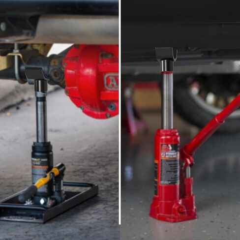 Bottle Jack Adapter for 12ton Jack, Bottle Jack Axle Cradle fits 2", 3", 4" Round & Square Shaft Tubes, Bottle Jack Accessories for RV/Trucks/Off-Road Emergencies in Kuwait