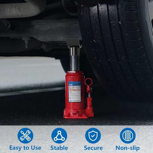 Bottle Jack Adapter for 12ton Jack, Bottle Jack Axle Cradle fits 2", 3", 4" Round & Square Shaft Tubes, Bottle Jack Accessories for RV/Trucks/Off-Road Emergencies in Kuwait