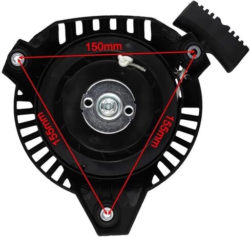 DG99 Rope Pull Starter Fit for Lawn Mowers Metal Material Fits Majority of Market Models Includes Coil Spring in Kuwait