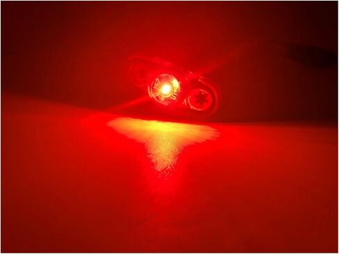 J-57-RCS PC Rated Micro LED Trailer Side Marker RED Clear Light in Saudi Arabia