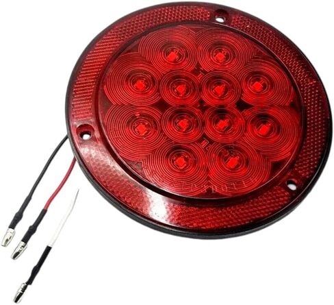 4 بوصات توقف LED مستديرة/أضواء خلفية/انعطاف، مثبت على السطح مع عاكس in Saudi Arabia