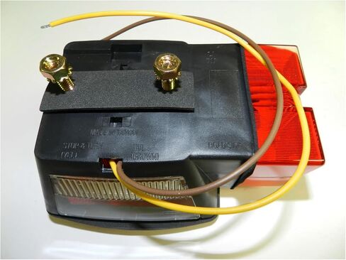 Trailer 7 8 Function Light Stop Turn Tail Light Taillight Square Red - PAIR in Saudi Arabia