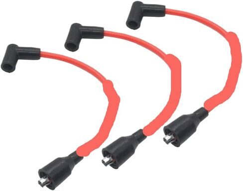 Spark Plug Wire 3 Pcs 12 Inch 813715A1 90816A25 93475A25 18-5228 Compatible With Marine 150 175 200 Engines in Saudi Arabia