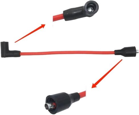 Spark Plug Wire 3 Pcs 12 Inch 813715A1 90816A25 93475A25 18-5228 Compatible With Marine 150 175 200 Engines in Saudi Arabia