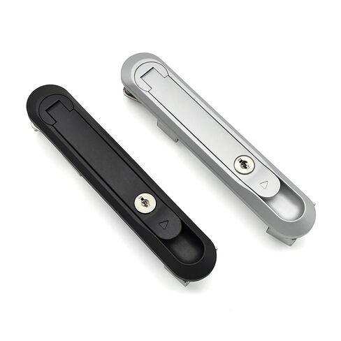 Plane Connecting Rod Rotary Tongue Lock Cabinet Door Accessories Silver 1Pcs in Saudi Arabia