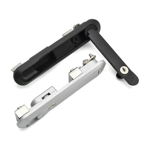Plane Connecting Rod Rotary Tongue Lock Cabinet Door Accessories Silver 1Pcs in Saudi Arabia