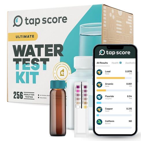 Essential Home Water Test Kit for Drinking Water | Tests for 50+ Parameters Like Lead, Bacteria, and Heavy Metals | EPA Certified Well or Tap Water Test in Saudi Arabia