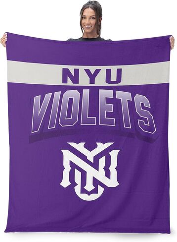 Northwest NCAA Silk Touch Sherpa Throw Blanket, Ultra-Soft Fleece, Official Team Logo, Cozy Plush Bedding, 50 x 60 Inches in Saudi Arabia