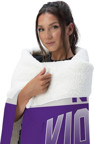 Northwest NCAA Silk Touch Sherpa Throw Blanket, Ultra-Soft Fleece, Official Team Logo, Cozy Plush Bedding, 50 x 60 Inches in Saudi Arabia