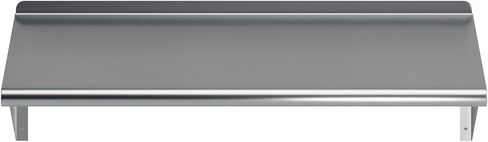 AmGood 12" X 36" Stainless Steel Wall Shelf | NSF | Metal Shelving | Garage, Laundry, Storage, Utility Room | Restaurant, Commercial Kitchen in Kuwait