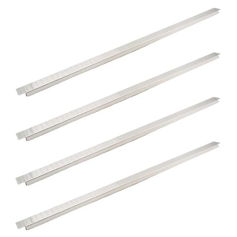 4 عبوات من شريط محول من الفولاذ المقاوم للصدأ مقاس 20.6 بوصة 523 مم لوعاء الطعام، وشريط مقسم لخدمة الطعام، طاولة بخار باين ماري، لمنع فقدان البخار in Kuwait