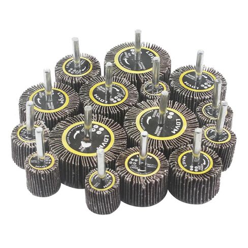 15 PCS رفرف عجلات Sander ، 1/4 '' 'Shank Catchive Right Wheel Kits for Drill ، Grinder ، Rotary Tools (25/30/40/10/60mm) in Kuwait