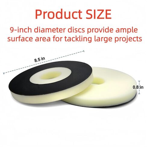 3Pack 9" Discs Sanding Backup Pads,Works with a Variety of 9" Discs Sanding Systems, Compatible with Porter Cable 7800 Drywall Sander in Saudi Arabia