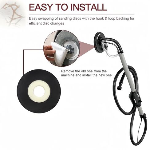3Pack 9" Discs Sanding Backup Pads,Works with a Variety of 9" Discs Sanding Systems, Compatible with Porter Cable 7800 Drywall Sander in Saudi Arabia
