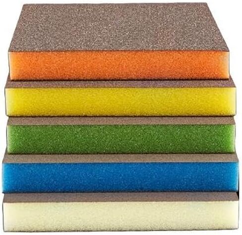 Buy Indasa Rhyno Sponge Double Sided Hand Sanding Pads, Ultra Fine in Saudi Arabia