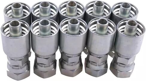 10 قطعة تركيب خرطوم هيدروليكي مع 5/8 "أنثى JIC قطب 10643-10-8 10643108 متوافق مع باركر in Saudi Arabia