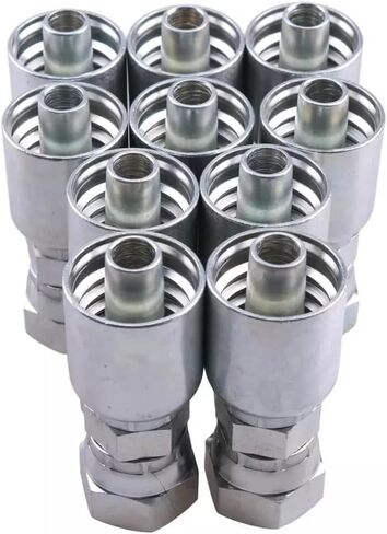 10 قطعة تركيب خرطوم هيدروليكي مع 5/8 "أنثى JIC قطب 10643-10-8 10643108 متوافق مع باركر in Saudi Arabia