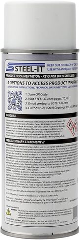 Steel-It 1030D بولي يوريثين، طلاءات طلاء صناعية، قابلة للحام، سهلة الاستخدام - أبيض (عبوة واحدة) in Kuwait