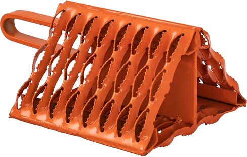 Buyers Products WC091060 Galvanized Serrated Wheel Chock, 9 x 10 x 6 Inch, Texturized for Ideal Use for Off Road, Snowy, Muddy Or ICY Conditions for Truck Maintenance and Storage in Kuwait
