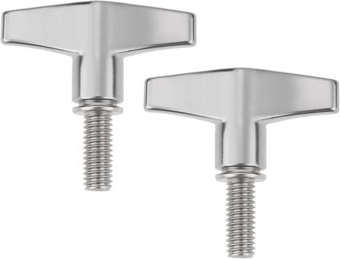 2 قطعة M6x15mm الصنج حامل الجناح المكسرات المسمار سبائك الزنك ل الطبال in Saudi Arabia