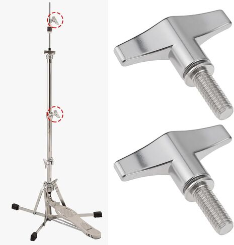 2 قطعة M6x15mm الصنج حامل الجناح المكسرات المسمار سبائك الزنك ل الطبال in Saudi Arabia