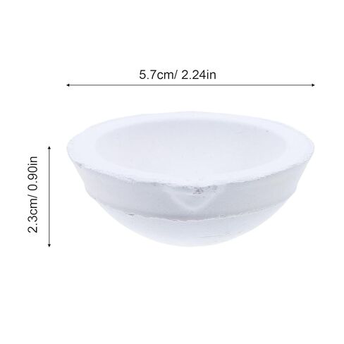 VALICLUD 2pcs Ceramic Evaporating Dish Laboratory Evaporating Basin Round Evaporation Container for Scientific Experiments and Laboratory Supplies in Saudi Arabia