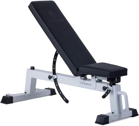 سلسلة Titan Fitness Performance مقعد قابل للتعديل ، يدعم الميل 650 رطل ، ومقعد الأداة المساعدة متعددة الاستخدامات لرفع الأثقال في الصالة الرياضية ، وتدريب القوة ، ومسطح ، وميل ، ومواقف مستقيمة in Kuwait
