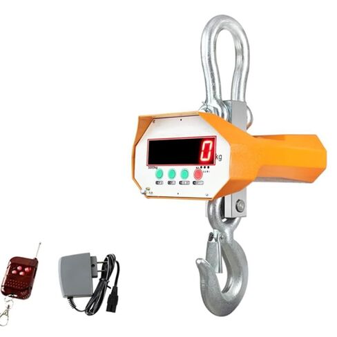 Industrial Electronic Scales, Digital Lifting Weighing Scales, Wireless, Used for Weighing Goods in Steel Trade and Ports. (10T) in Saudi Arabia