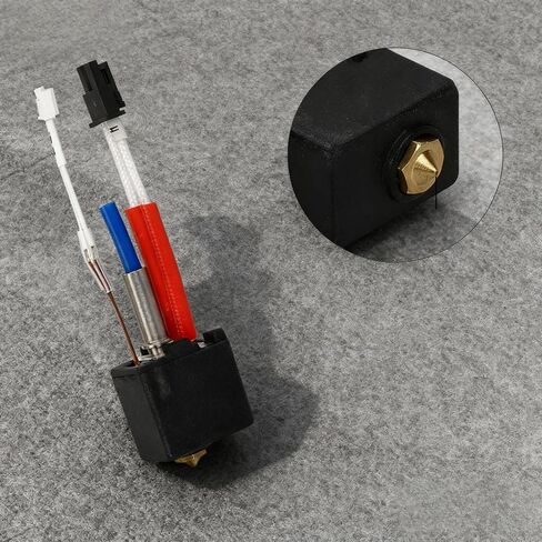 2PACK Kobra 2 Hotend Kit - Full Metal High Temp Hot End Assembly with 0.4mm Nozzle,Heater Cartridge,Thermistor - Compatible with Kobra 2 /Kobra 2 Neo/Kobra 2 Pro/Kobra 2 Plus 3D Printer in Saudi Arabia