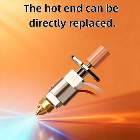 Ceramic Hot End Kit for Creality K1/K1 Max, Upgrade Integrated Nozzle Heating Block Throat, 500 ° High Temperature Resistant 3D Printer Accessories in Saudi Arabia