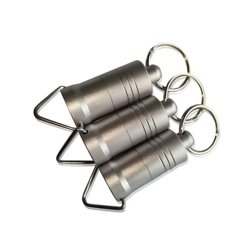 Magnetic Key for Hook Lock Key,Magnet Tool for Peg Stop Lock Key,Pocket Key,Permanent Powerful Magnet with Keychain,Earth Magnets in Silver Pack of 3 in Kuwait