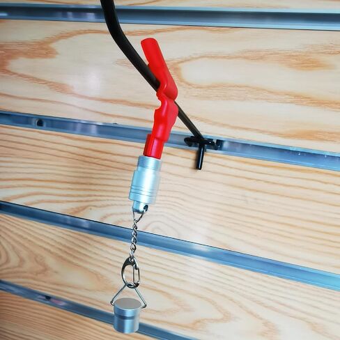 Magnetic Key for Hook Lock Key,Magnet Tool for Peg Stop Lock Key,Pocket Key,Permanent Powerful Magnet with Keychain,Earth Magnets in Silver Pack of 3 in Kuwait