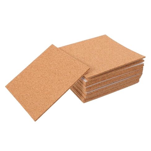 Garneck 20pcs Self Adhesive Cork Squares Non Slip Glass Table Bumpers Shock Absorber Pads for Desk Furniture Photo Frame Protection in Saudi Arabia
