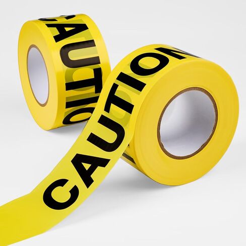 تحذير لا يوجد شريط وقوف السيارات - 3 بوصة × 1000 قدم | شريط مشرق للسلامة والمخاطر مع نص أسود غامق للبناء والأحداث والمناطق الخطرة (تحذير ممنوع وقوف السيارات، عبوة واحدة) in Kuwait