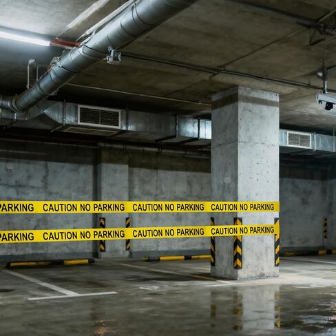 Caution NO Parking Tape – 3 Inch x 1000 Feet | Bright Safety & Hazard Tape with Bold Black Text for Construction, Events, and Dangerous Areas (Caution NO Parking, 1 Pack) in Kuwait