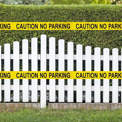 Caution NO Parking Tape – 3 Inch x 1000 Feet | Bright Safety & Hazard Tape with Bold Black Text for Construction, Events, and Dangerous Areas (Caution NO Parking, 1 Pack) in Kuwait