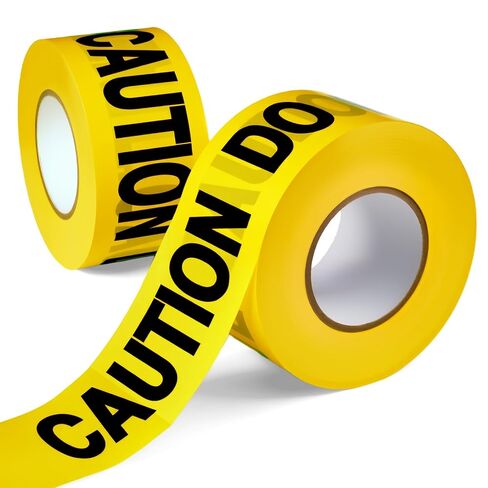 Caution NO Parking Tape – 3 Inch x 1000 Feet | Bright Safety & Hazard Tape with Bold Black Text for Construction, Events, and Dangerous Areas (Caution NO Parking, 1 Pack) in Kuwait
