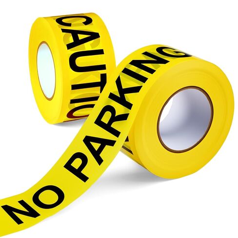 Caution NO Parking Tape – 3 Inch x 1000 Feet | Bright Safety & Hazard Tape with Bold Black Text for Construction, Events, and Dangerous Areas (Caution NO Parking, 1 Pack) in Kuwait