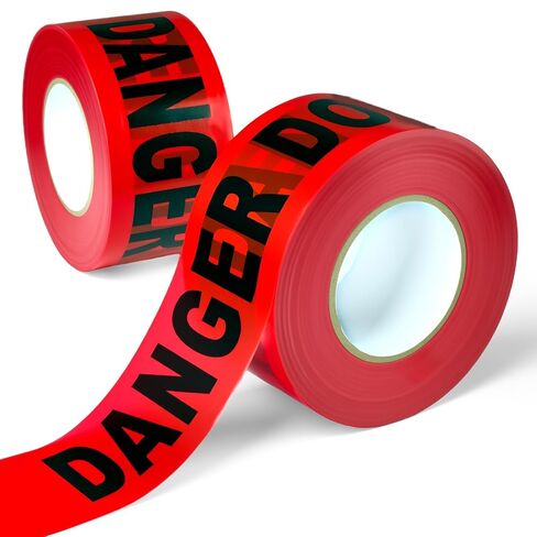 Caution NO Parking Tape – 3 Inch x 1000 Feet | Bright Safety & Hazard Tape with Bold Black Text for Construction, Events, and Dangerous Areas (Caution NO Parking, 1 Pack) in Kuwait